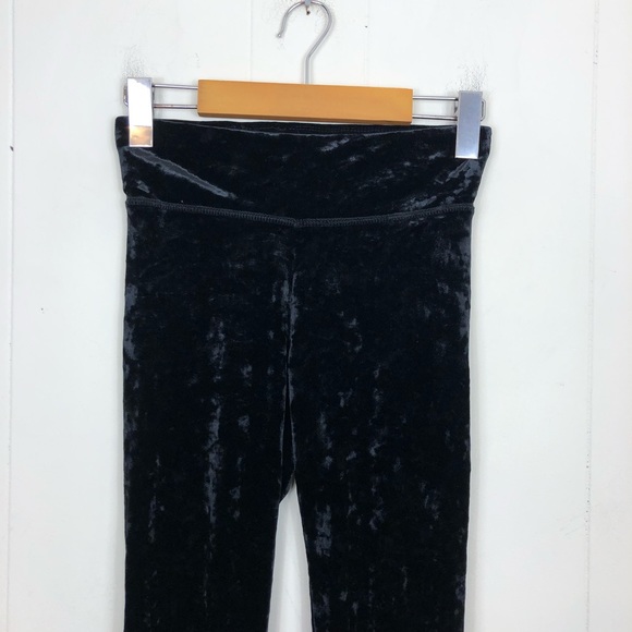 Aerie Black Velour Leggings Sz S - Picture 3 of 11